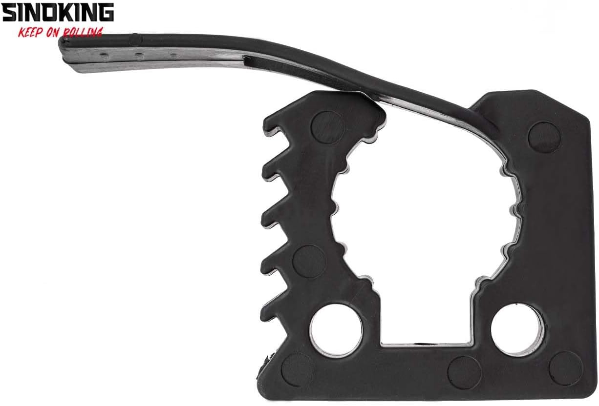 SINOKING Shovel Mount Rubber Clamp for Securing Equipment from 1-1/4" to 1-3/8" in diameter for Home, Garage, Boat, RV, ATV & Off-Road