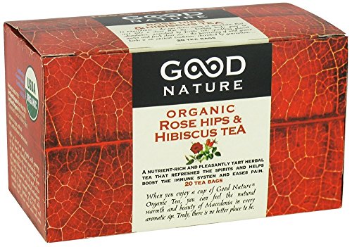 Good Nature Organic Rose Hips & Hibiscus Tea, 1.76 Ounce
