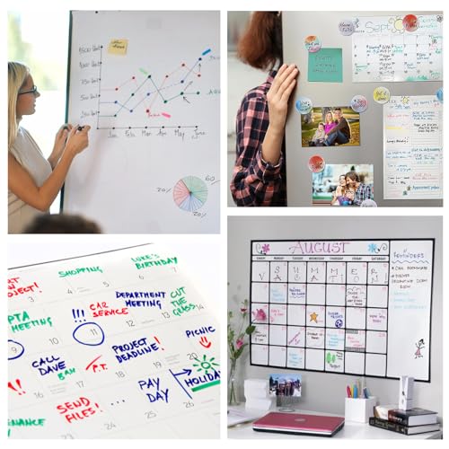 Marqueurs effaçables à sec pour calendrier et tableau blanc colpart 72 pcs