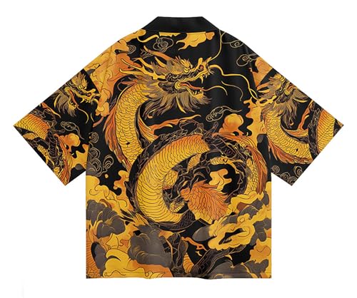Image of Women's and Men Kimono Cardigan Japanese Long Sleeves Lightweight Open Front Coat Tops