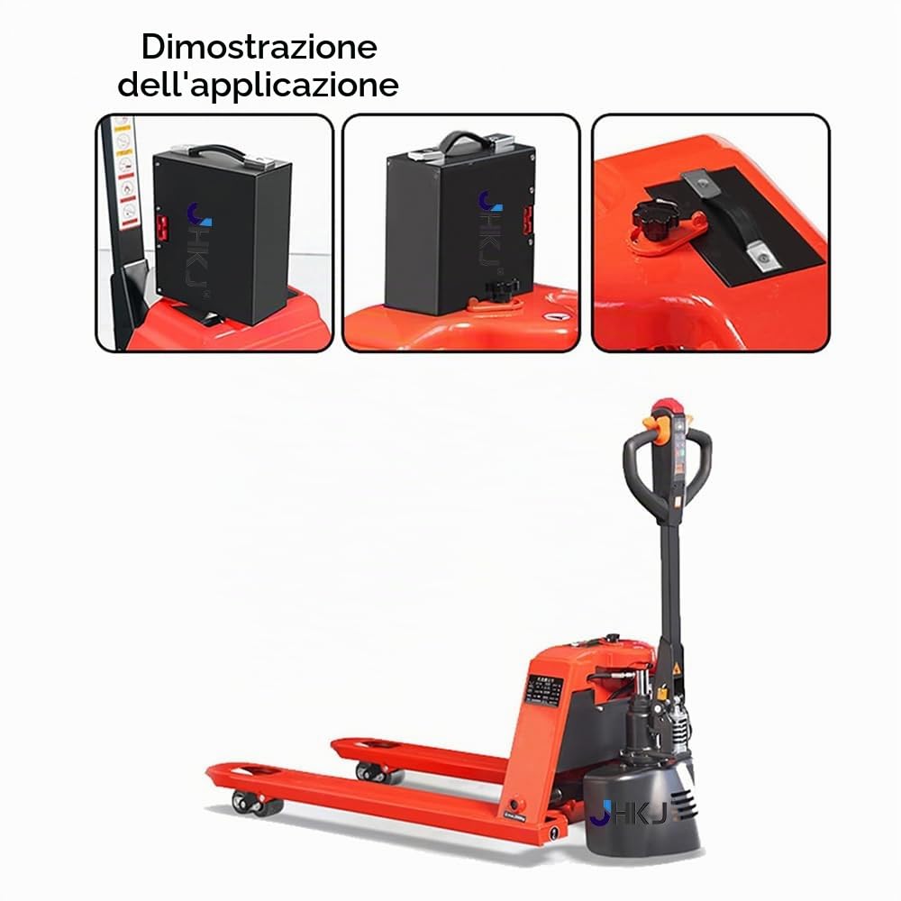 Batterie per transpallet da 48 V, batterie per carrelli elevatori elettrici da 48 V, 10 Ah, 15 Ah, 20 Ah, batterie per Camion di carico e Scarico con Spina Anderson
