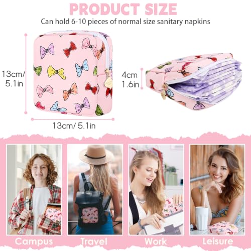 Image of Period Bag for Women, Polyester Sanitary Napkin Storage Bag