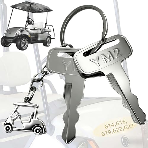 WUKO HUNT Yamaha Golf Cart Ignition Keys fit G14-G29 Drive/Drive2 (2PCS)