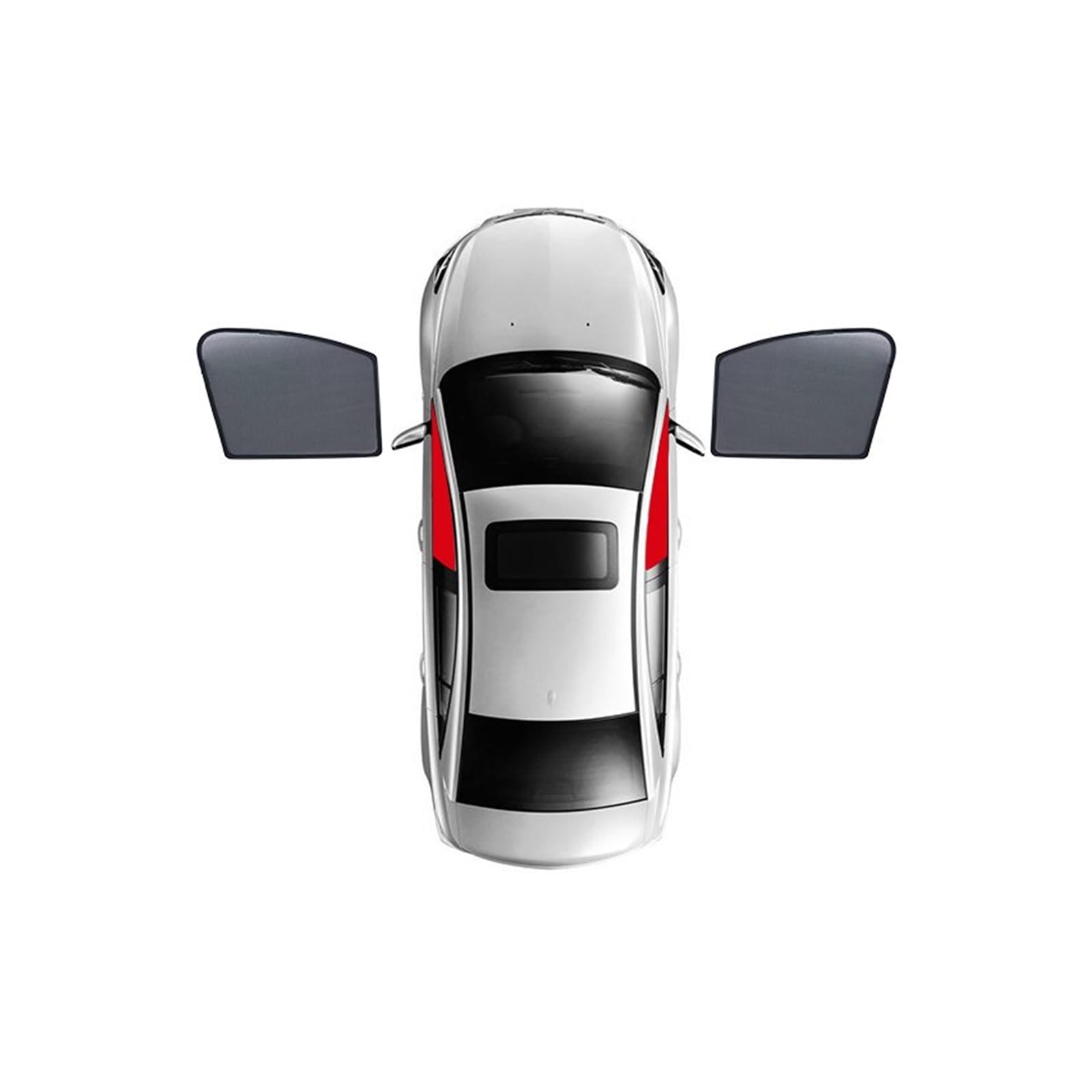 Cortinas Coche para Hyundai IX25 IX35 IX45 para Sonata-8th/9th/NF para Mistra Parasoles Magnéticos Malla Persiana De Sombra Completamente Cubierta Parasoles (Tamaño : 2 Front Doors)