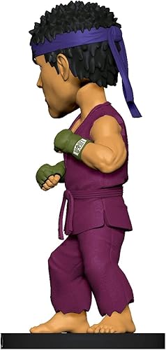Miniatura 2 de Icon Heroes Street Fighter Ryu Magenta Polystone Bobblehead (SDCC Exclusive)