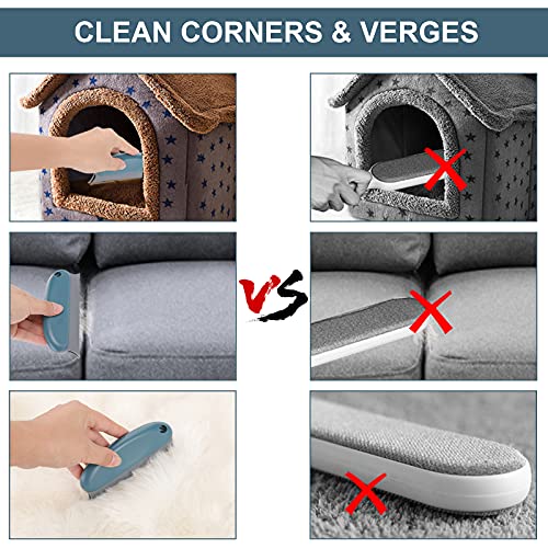 Molain Tierhaarentfernerbürste, Hundehaarentferner für Teppich, Kleidung, Möbel, Sofa, Autos, Katzenhaarentfernerkamm, Gummibürste für Tierhaare, Hundehaarentfernungsprodukte