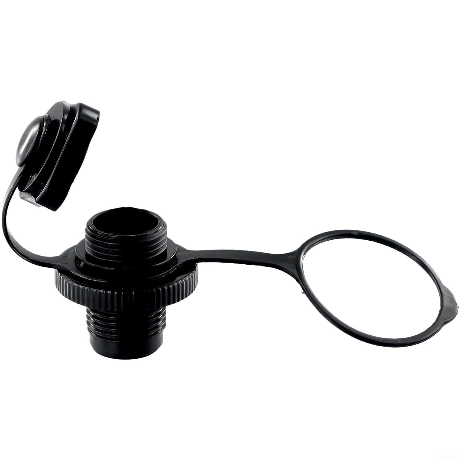 Valvola a vite da 22 mm, valvola dell'aria con filettatura a vite per Boston, spirale gonfiabile per la sostituzione del gonfiaggio dell'aria, valvola Boston a vite per gommoni in gomma per kayak