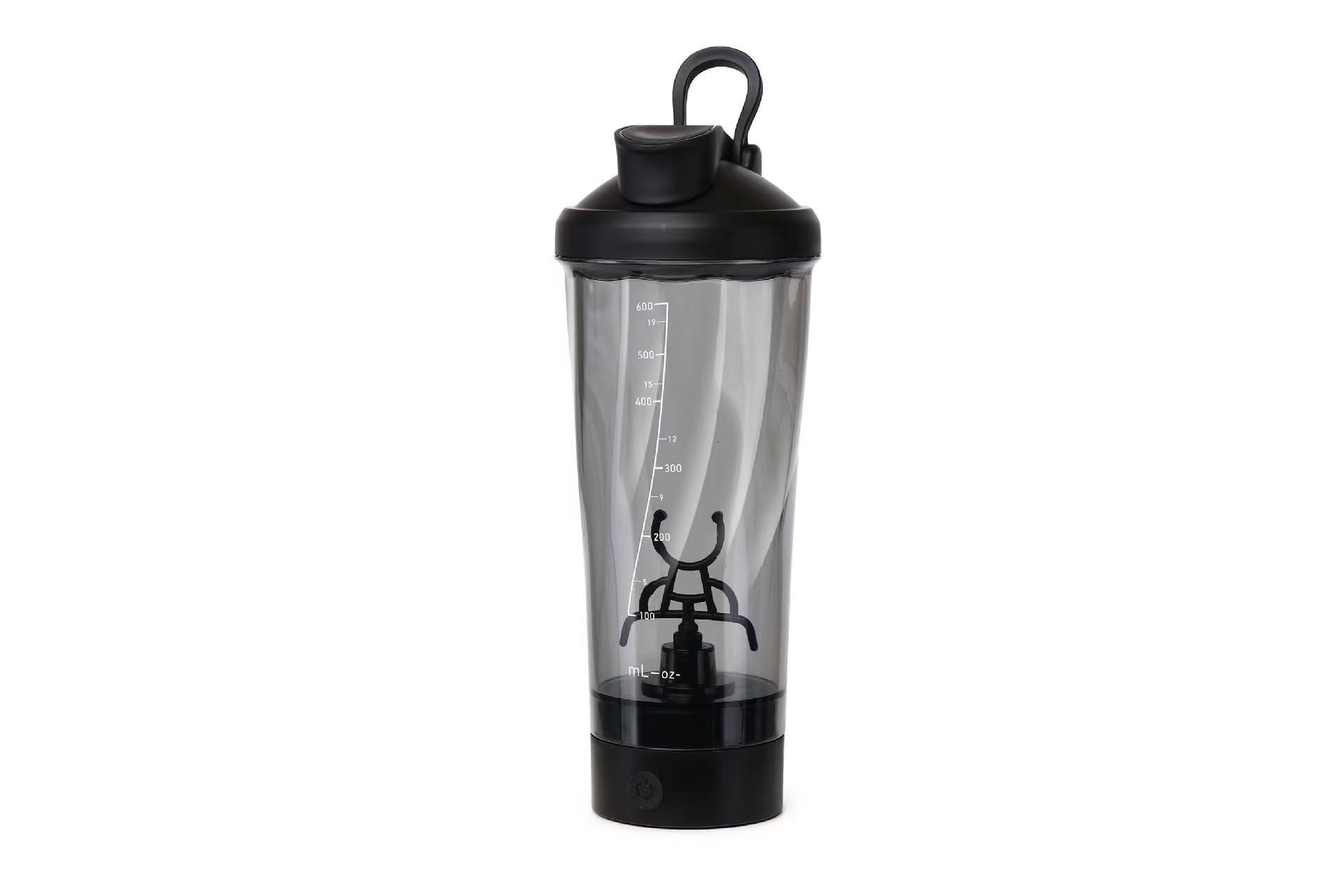 Zomanon Black Electric Protein Shaker, Portable Vortex Blender Cup Usb Rechargeable Shaker For Protein Drinks, 700 Ml (Black)