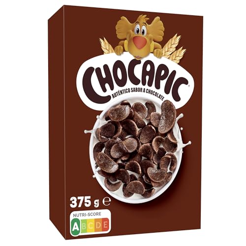Chocapic Cereals Breakfast 375 g Chocolate wheat and corn cereals toasted with chocolate (Valentinas Market)