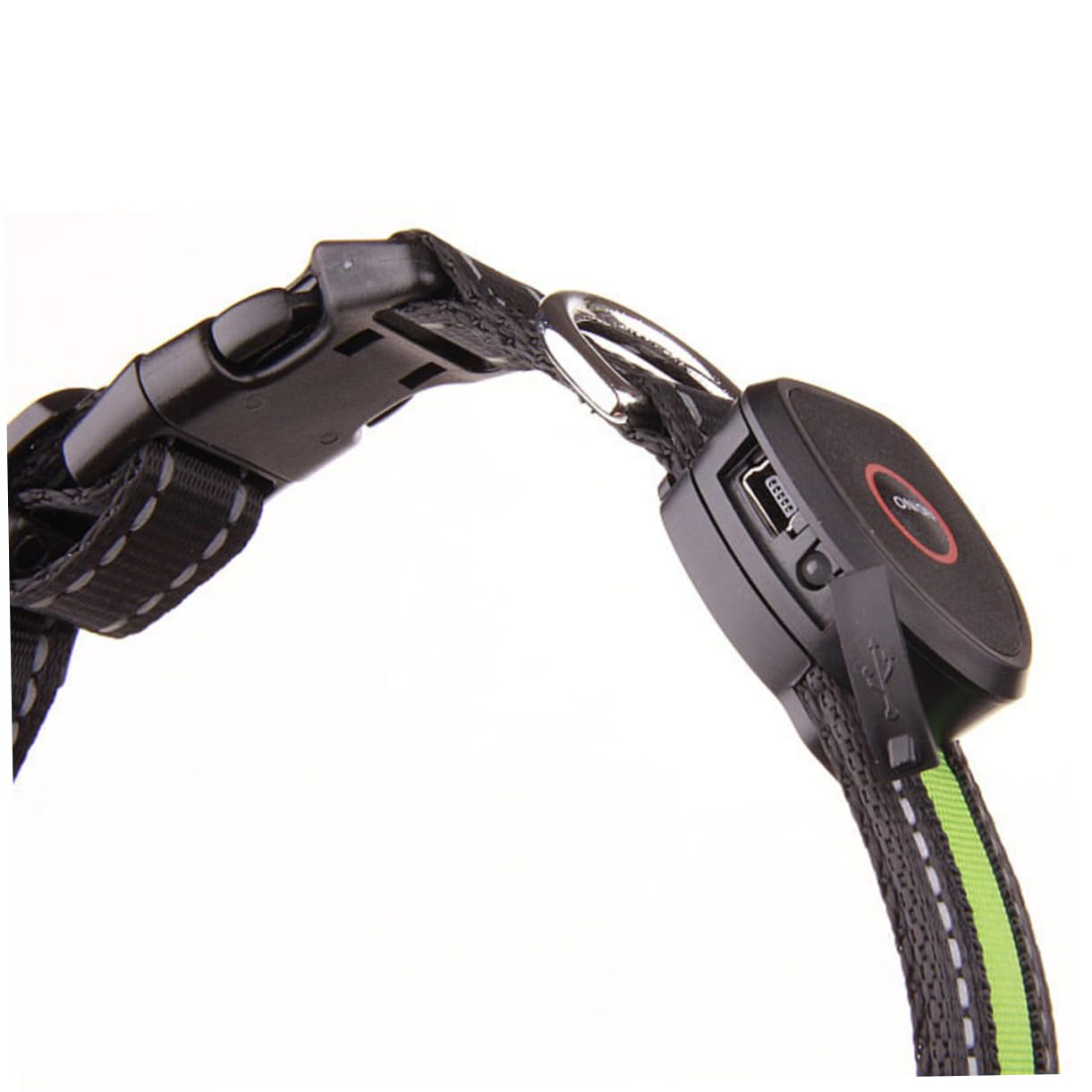 INOOMP 3 Piezas Collar Intermitente para Mascotas iluminar Collares para Perros Llevado Circular USB Cuello Iluminado con luz de Flash Anillo de Cadena
