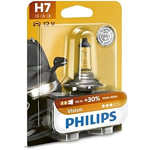 Philips 12972PRB1 Vision +30% H7 Scheinwerferlampe 12 V, 55 W, 1er Blister