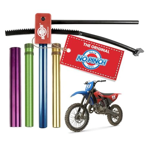 Baja No Pinch Original Ultimate Kit - Dirt Bike Tire Changing Tools for Enduro and Motocross - Compact Tire Changer for 16 to 21 Wheels - Ideal for Quick and Easy Mount - 15 mm to 25 mm Axles