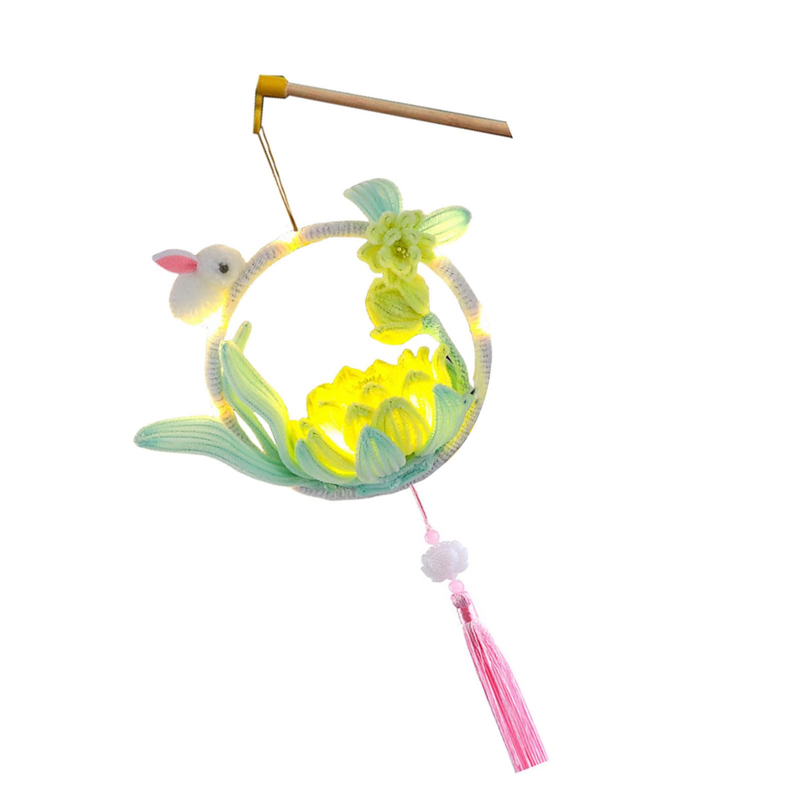 Elnwnnkc Glowing Twisting Stick Rabbits Flower Lamp Portable Accessory for Collector and Decoration Enthusiasts Festival Celebration Accessory