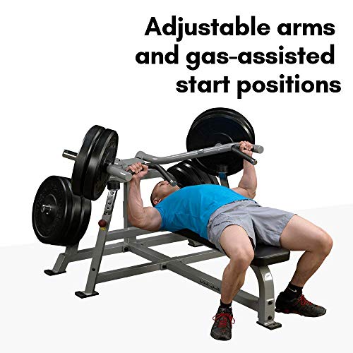 Pro Clubline by Body-Solid LVBP Adjustable Leverage Bench Press for Weightlifting, Commercial and Home Gym