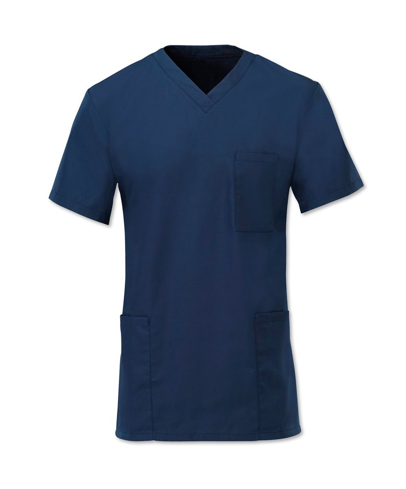 Alexandra Hospital Scrubs Uniform, Unisex Medical Scrub Top - Sailor Navy, XL
