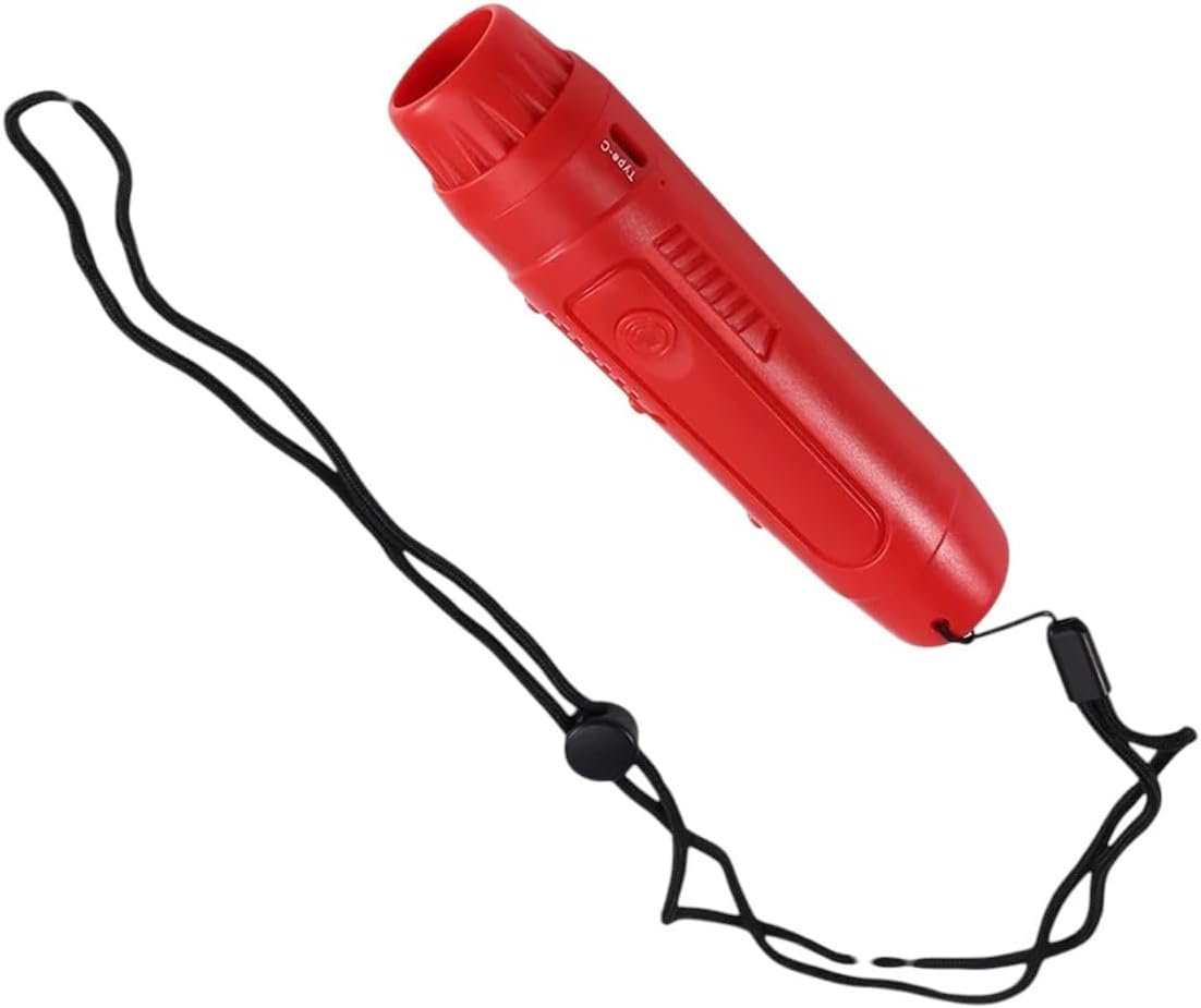 A73E - for Volleyball Soccer Sports Whistle - Reusable Electronic Handheld Whistle with Lanyard for Coaches, Referees, Teachers Bla