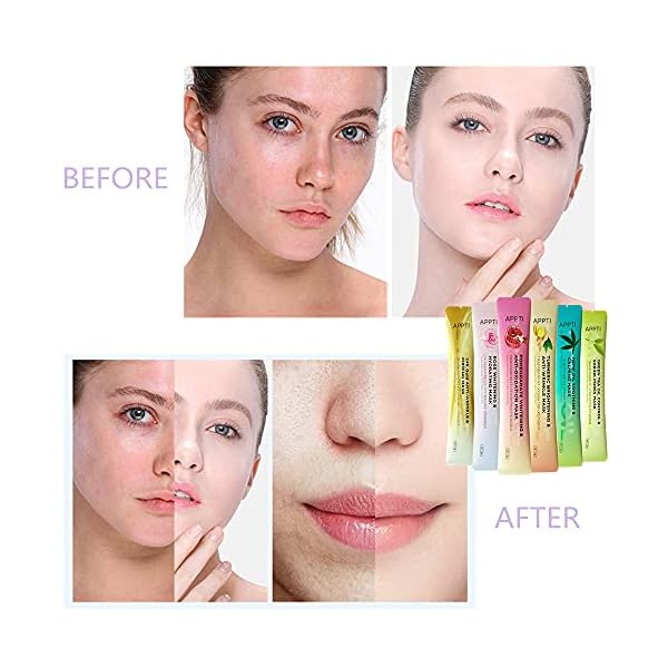 VOFEL Jelly Mask Facial Masks for Skin Care Peel Off Jelly Masks for Facials Diy Spa Skin Treatment 12 Pcs