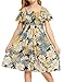 Arshiner Mädchen Kleider Ärmellos Casual Sommer Floral Kleid