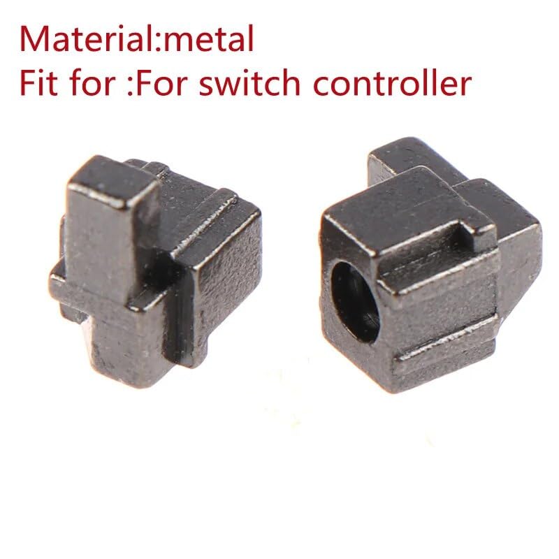 1 Set Left Right Slider Buckle Lock Latch Bracket for Nintendo Switch Joy-Con NS JoyCon Controller Alloy Buckle (Metal Black)