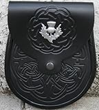 Sporran Kilt Tasche Grosse Kilttasche SPORRAN mit GÜRTEL~108-09
