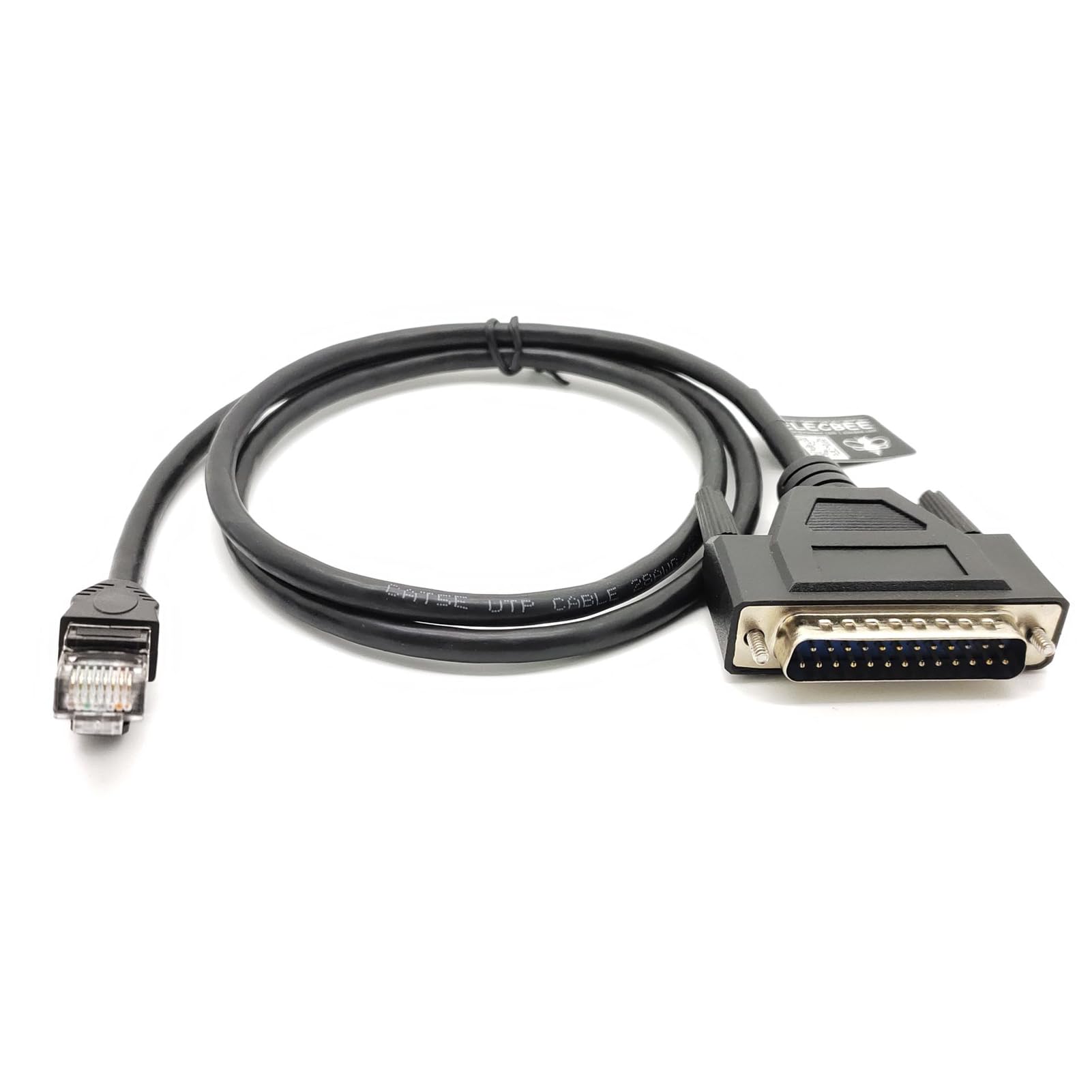 Câble de console modem Ethernet mâle DB25 mâle vers RJ45 1M