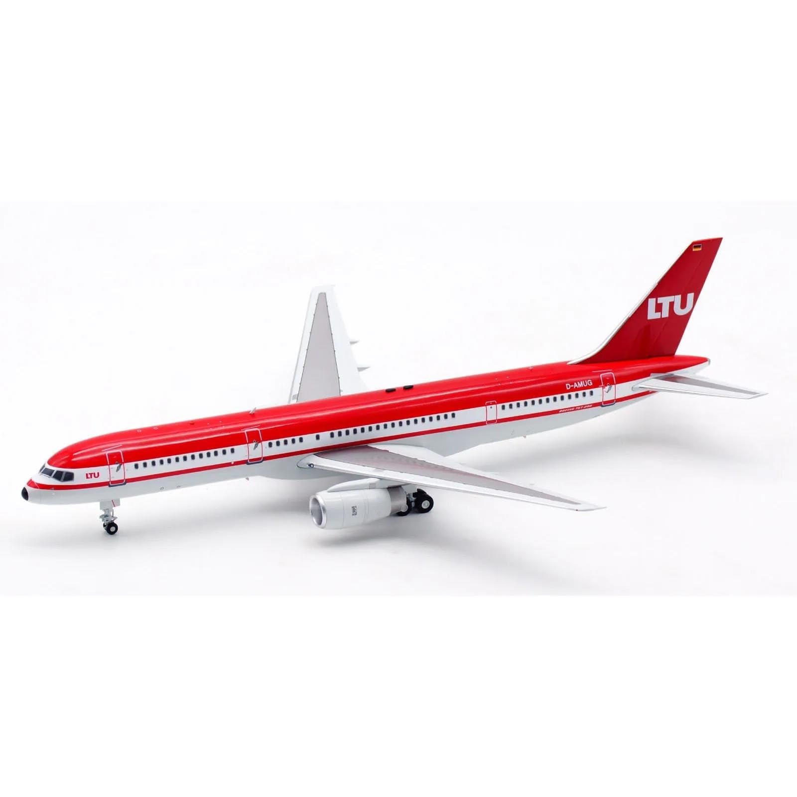 Model samolotu metalowy Model samolotu 1:200 dla LTU Airlines B757-200 odlewany model samolotu samolot odrzutowy zestaw modeli do składania linii lotniczych skala Model samolotu