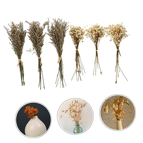 Set de 6 Ramilletes de Flores Secas Babysbreath Decorativas miniatura 2