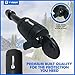 Tyger Auto Solid Trailer Hitch Lock Pin with Locking Key - for 5/8 inch Pin Holes on 2 inch Receivers | Two-Pack Combo | Class III IV V | 19,000 lb Load Rating | TG-HL3U022B | Weatherproof Anti-Theft