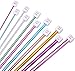 Tunisian Crochet Hooks Set Afghan Crochet Hooks Aluminum Needles Tools for Beginners+ Burable Cloth Case 11-Pack