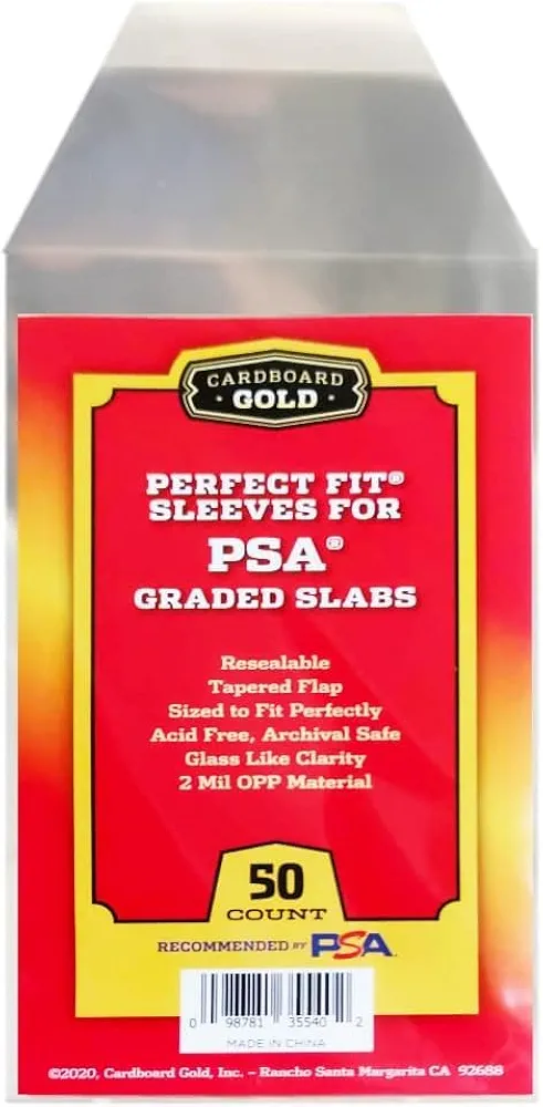 ケコ(*´ω｀)　PSA鑑定品用カードスリーブ50枚×9セット Amazon.co.jp: Cardboard Gold PSA鑑定品用スリーブ PSAロゴ入り