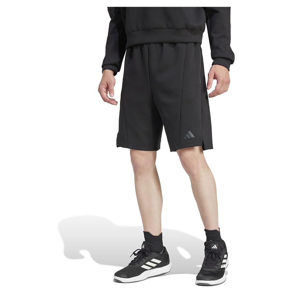 adidas Men's D4T Workout Knit Shorts, Black, M 7 inch