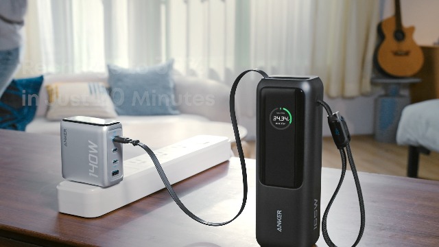 Anker Laptop Power Bank, 25,000mAh Portable Charger with Triple