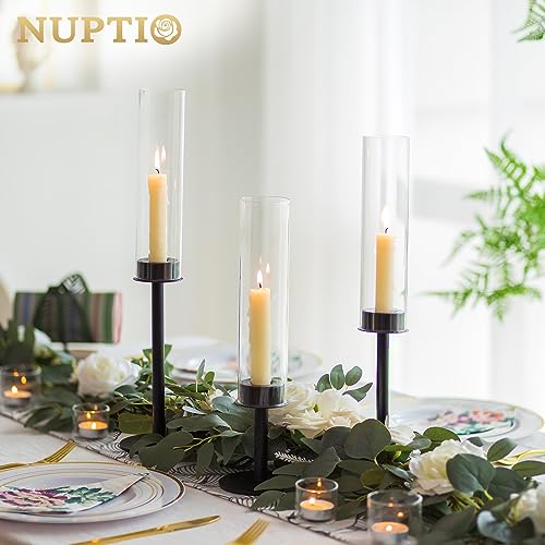 NUPTIO Candle Sticks Holder Hurricane - Image 4