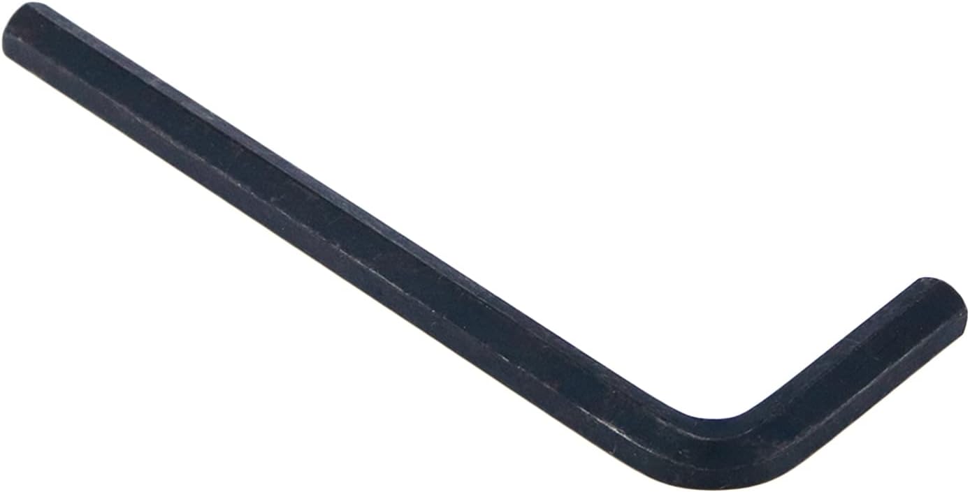 MY MIRONEY 5mm Metric Hex Key Wrench Black L-shape Flat Head Hexagonal Wrench Repairing Tool Pack of 10