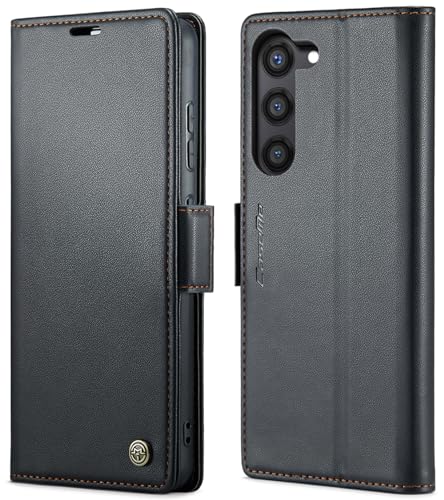 SINIANL Samsung Galaxy S24 Plus Wallet Case with RFID Blocking Galaxy S24+ Case Wallet for Women Men with Card Holder Magnetic Clasp Kickstand Leather Book Folio Case for Galaxy S24 Plus Black
