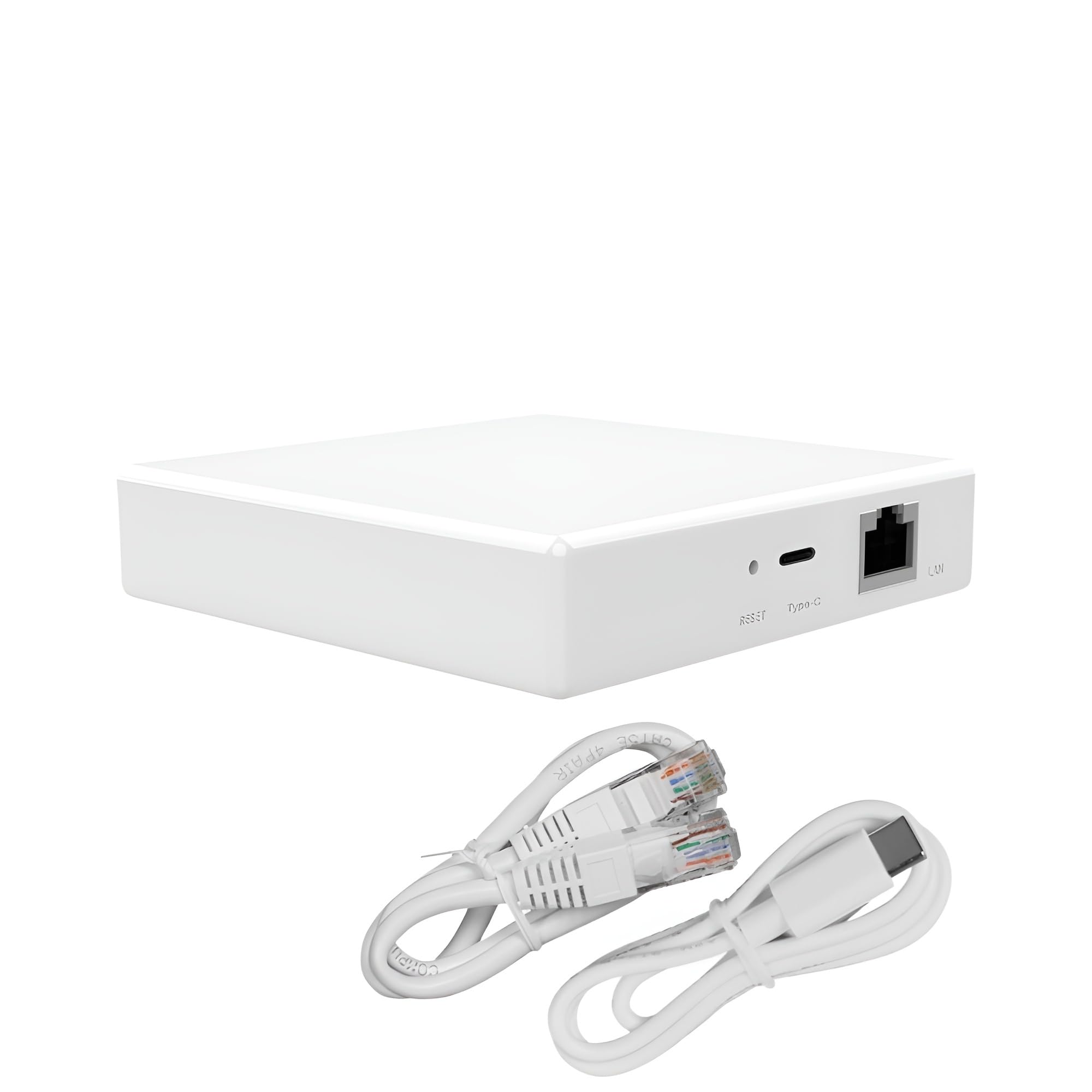 Jinvocloud Matter Smart Wired Hub Gateway für Heimautomatisierung, Thread & Tuya Zigbee 3.0 Protokoll, Matter Controller unterstützt Google, Alexa, Apple HomeKit