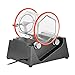 BestEquip Jewelry Polisher Tumbler 3kg 6.6 Lbs Capacity Jewelry Polisher Machine with Glass Barrel Mini Polisher Tumbler for Jewelry (6.6Lbs Capacity)