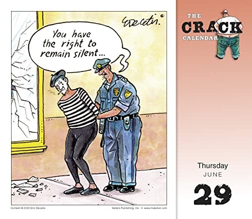 The Crack Calendar 2023 Daily Calendar (BOXEDDAILY 365 DAY COMBINED), 15.2W x 14.6H cm - Image 4