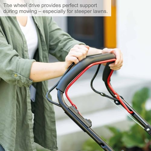 Scheppach MS173-51 Self-Propelled Petrol Lawnmower | 51Cm Cutting Width | Mulching & Cleaning | 65L Grass Bag | Foldable & Compact - 9