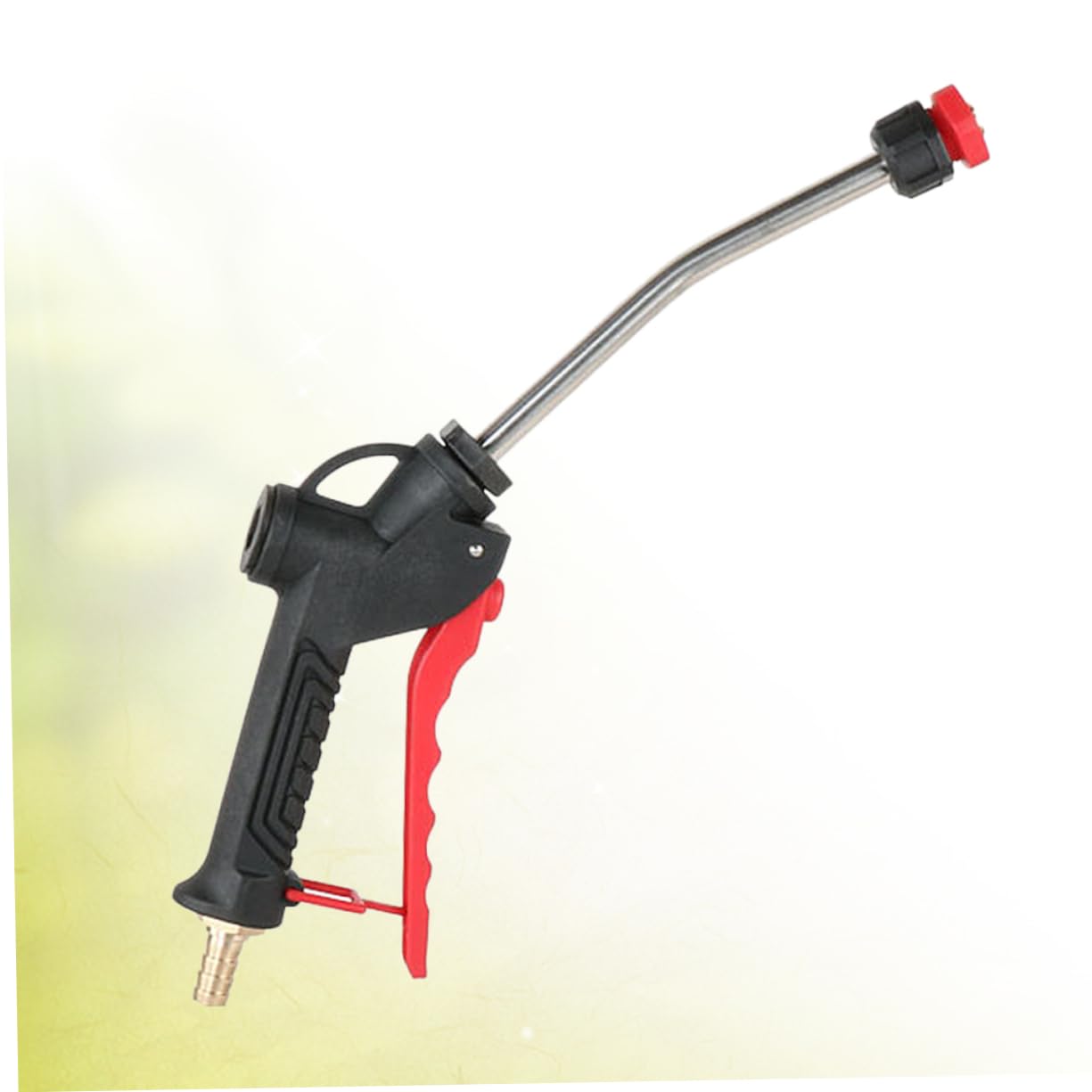 Pistola Rociadora Agua Coche, Conector 8mm, Negro, Plástico y Cobre