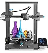 SainSmart Official Creality Ender 3 V2 3D Printer, Upgraded Ender 3 3D Printer with Carborundum G...
