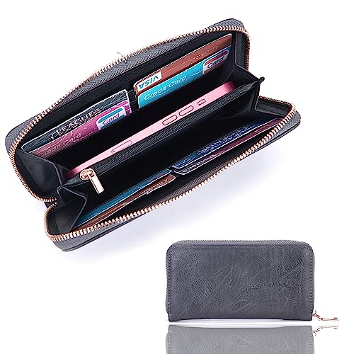 Image of Qiyuer 13 inch Women Spacious Soft PU Handbag Hobo Bag Purse Wallet Set 4pcs | Large, Dual-use Crossbody & Shoulder Bag, Multi-pocket, Divided Compartments, Fits Tablet, Versatile for Daily & Work