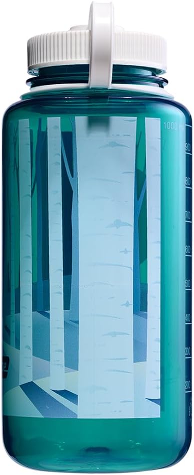 Nalgene Sustain 32 oz. Wide Mouth Water Bottle - Landscape Forest - Image 4