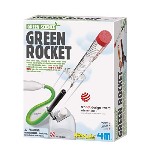 4M Green Science Rocket Kit - STEM Toys DIY Physics Science Experiment Launch
