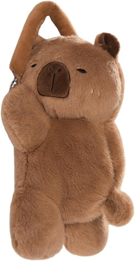 Plush Capybara Car Tissue Holder Stuffed Plushie Tissue Dispenser Stylish Decorative Paper Towel Box for Lovers