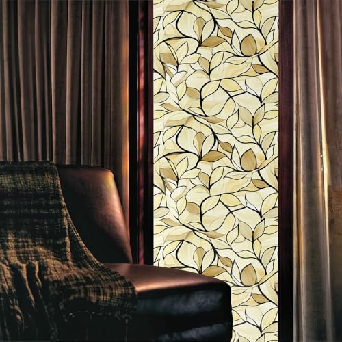 Vinilo decorativo beige 40x300 cm para ventana miniatura 2