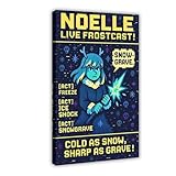 BQUWR Póster en lienzo estilo runa Delta para pared, 20 x 30 cm