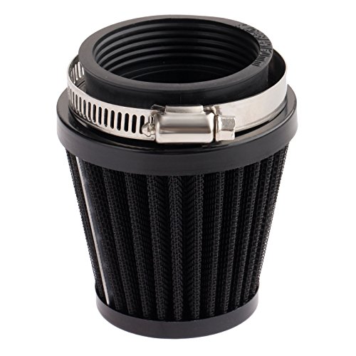 Mtsooning 48mm Motorcycle Air Filter Clamp-on Intake Pod Cleaner Filter Replacement for Motorcycle ATV Dirt Pit Bike Go Kart 50-110cc