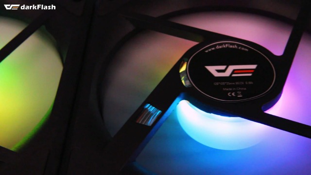 Image of darkFlash G24 120MM Magnetic ARGB PC Case Fans - 3 Pack, Tool-Free Installation, up to 2200RPM Cooling, 4-Pin PWM, Sync with Motherboard RGB Software(Black)