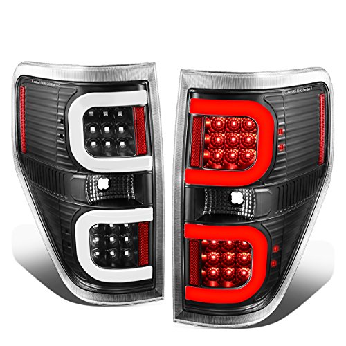 DNA MOTORING TL-F15009-LED-3D-BK-CL LED 3D Tail Light Assembly Driver & Passenger Side [Compatible with 09-14 Ford F150] by DNA MOTORING - Used condition - US$75.24